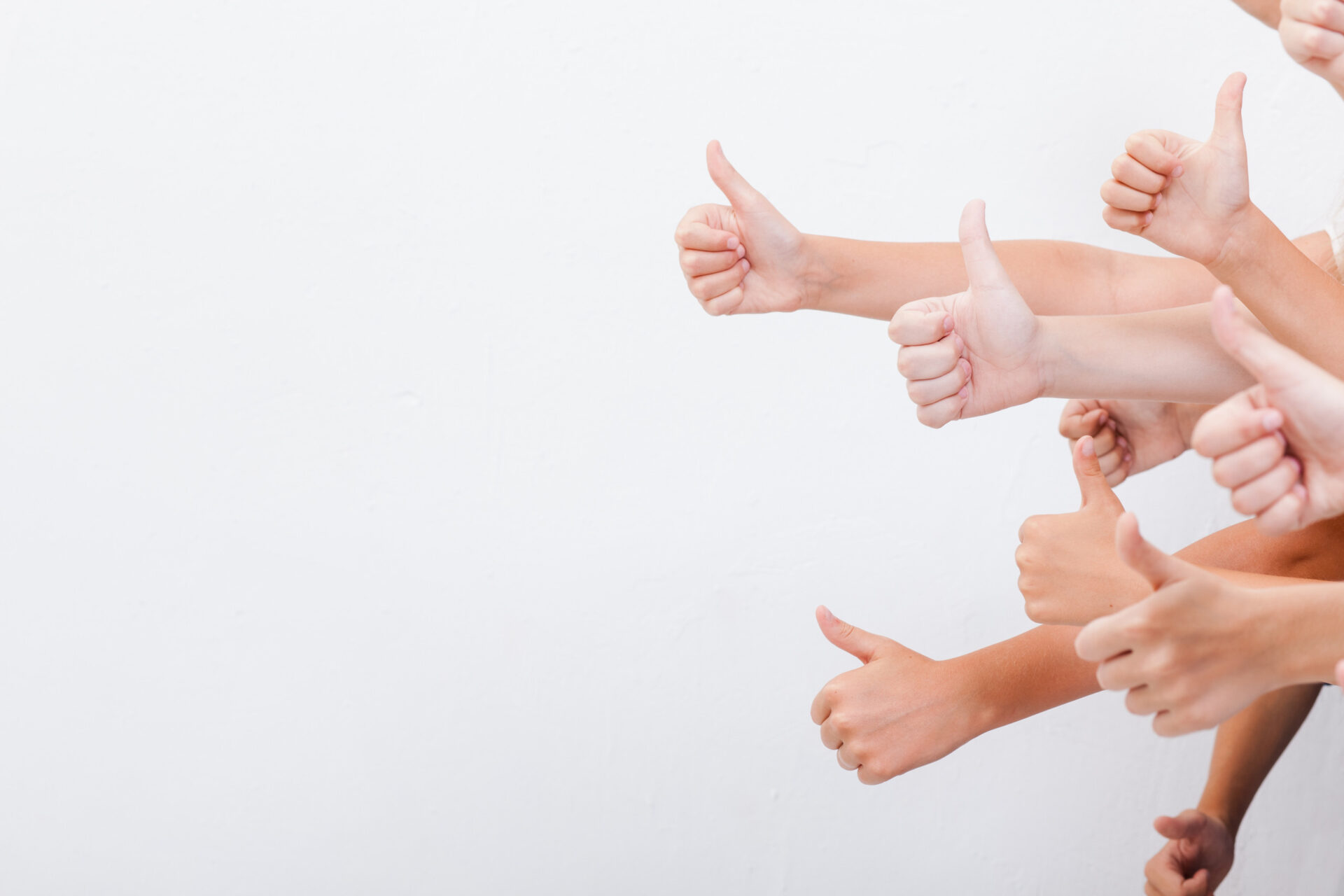 hands-teenagers-showing-okay-sign