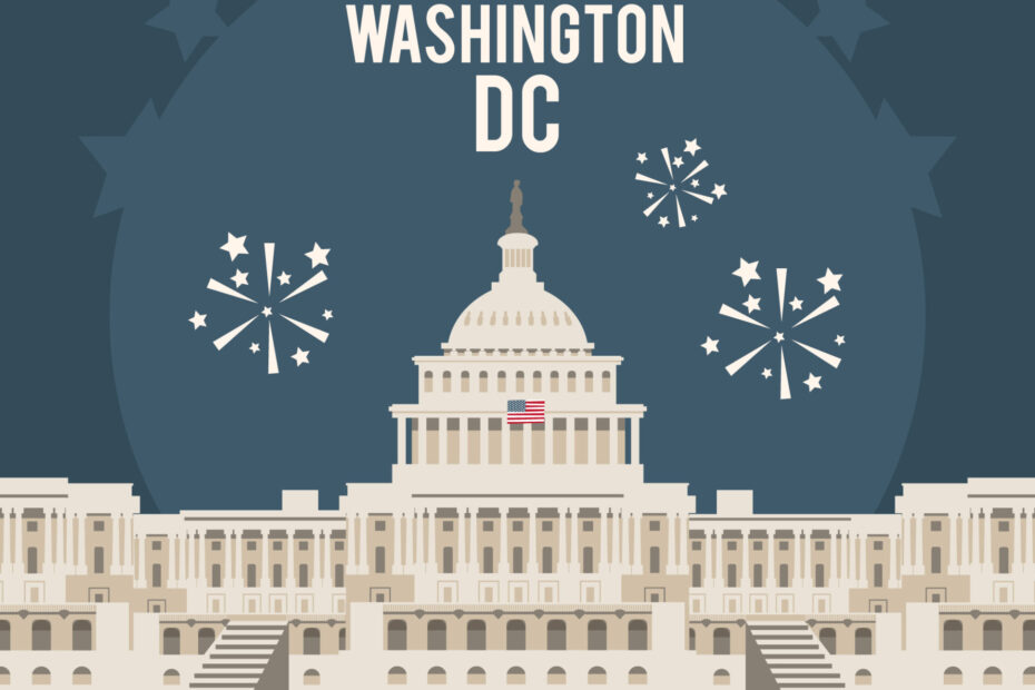 An image of the white house in Washington DC