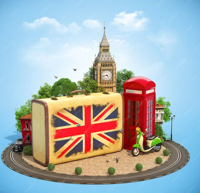 An image of the most known customs and tradition of United Kingdom.