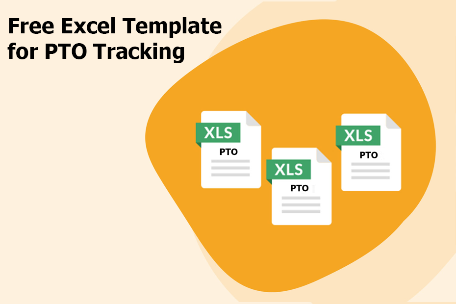 Free Excel Template for PTO Tracking in a lite pink background