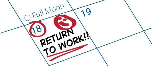 Returning To Work After Vacation