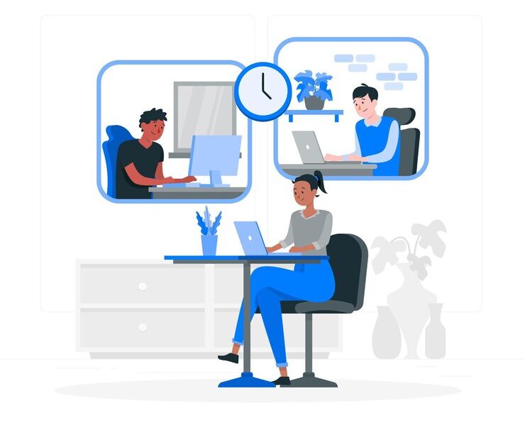 remote teams communicating